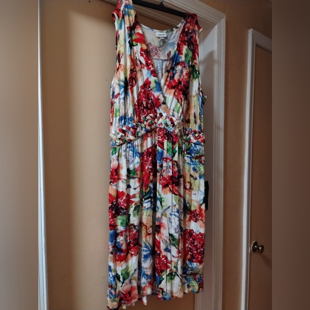 Avenue Floral Sleeveless Dress